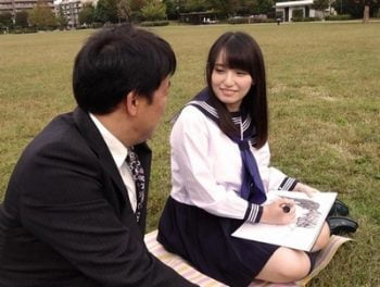 美少女JKがおじさんと体液交換！ネットリベロチューで逝かされたウブ女子女子校生美少女野々原なずなのアダルト動画