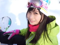 ゲレンデでナンパした女子校卒業したての箱入りJK素人美少女ナンパのエロ動画