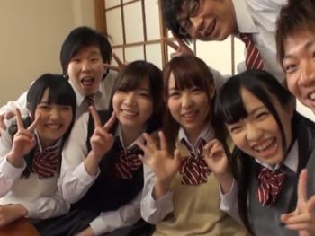 修学旅行でハメ外した女子校生が旅館で中出し乱交開始ｗ女子校生美少女痴女中出し乱交のアダルトエロ動画