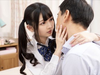 単身赴任するお父さんとお別れSEX女子校生美少女パイパン中出し近親相姦のエロ動画
