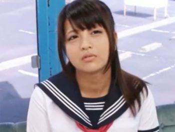 おっとり顔の制服JKがMM号に連れ込まれて→当然のようにパコ展開女子校生美少女のアダルトSEX動画