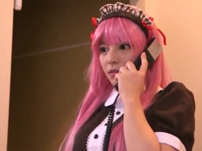 美少女メイドコスの上原亜衣がお客様のチンポで中出しされマジイキ巨乳美少女お姉さんコスプレ中出し上原亜衣のエロAV動画