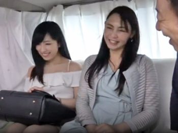 ナンパ中出し3Pで親子揃ってイキまくりの母と娘素人美少女人妻中出しナンパ3Pのアダルトエロ動画