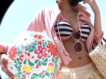 巨乳ビキニ娘をナンパしてエロマッサージからの生チンコ挿入！ガッツリ種付け中出しｗ巨乳素人美少女水着中出しナンパマッサージのエロ動画