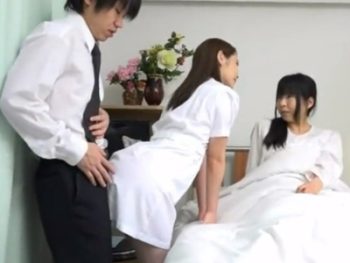 パンチラ見せつけてくるナースに痴漢→見事に即ハメ頂けましたｗお姉さん看護婦痴漢のアダルトエロ動画