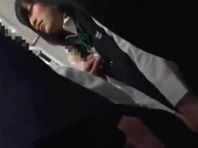 JKに痴漢→車外に連れ出して顔射レイプ素人女子校生美少女顔射レイプ痴漢のエロAV動画