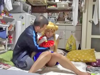 海を越えていつまでも大人気なセーラーコスの女と中出しセックス巨乳熟女コスプレ中出しのエロ動画