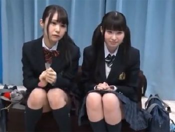 幼顔なのにしっかり巨乳の美少女JKコンビを禁断の乱交ガチハメ巨乳女子校生美少女顔射の無料セックス動画