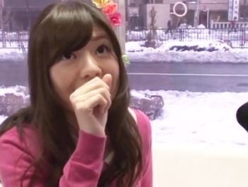 女子アナ風なJDがナンパでMM号に乗り込み即パコ素人美少女ナンパのエロ動画