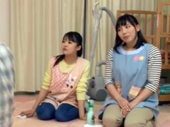 大人限定の保育園で淫乱先生二人との3Pパコで我慢できずにザー汁中出しお姉さん中出し3Pのアダルト動画