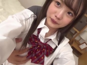 アイドルみたいな顔してオマンコ濡れ濡れにする淫乱JKが先生とラブラブハメ撮り素人女子校生美少女ハメ撮りのアダルト動画