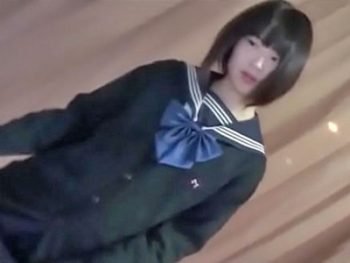先輩とのSEXの練習に円光する黒髪JK素人女子校生美少女中出しハメ撮りのアダルトエロ動画