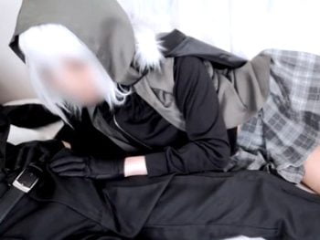 アニメ声でアヘアヘ喘ぎ続ける彼女→完コスしてる綺麗な顔に大量顔射素人コスプレ顔射ハメ撮りのアダルト動画