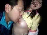 山奥で生徒の口を塞いで中出しレイプをする鬼畜変態教師中出しレイプのアダルト動画