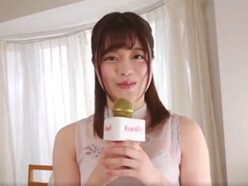 ウブかわいい新人アナウンサーのSEX体験レポート！美少女痴女顔射フェラ3Pのアダルト動画