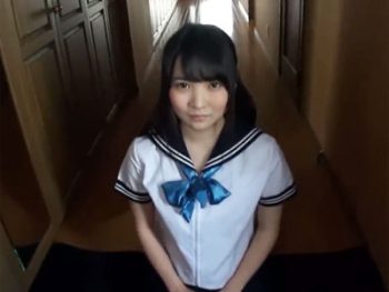 玄関先で三つ指をついてお出迎えする童顔美少女→性処理の為にぶっかけパコ美少女ぶっかけのアダルト動画