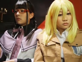 撮影会で時間を止めてレイヤー美少女達をハーレム乱交レイプｗ美少女コスプレ中出しレイプ乱交のAVエロ動画