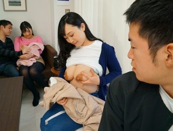 イクメン夫が授乳室で爆乳ママさんのおっぱいに誘惑されて…ｗ巨乳痴女人妻成澤ひなみのアダルト動画