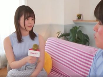 女子アナ志望の清楚系美女が撮影しながらのパコに緊張しつつも絶頂巨乳美少女ぶっかけの無料AV動画