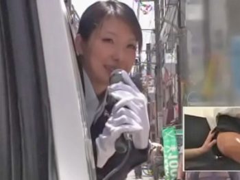 最近話題のギャラ3万のウグイス嬢、実は車内SEXの業務もコミコミ価格お姉さんOL顔射のエロ動画