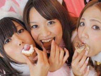 人気投票で選抜された国民的アイドルTop3による乱交ファックコスプレ顔射乱交朝田ばなな琥珀うた友田彩也香のエロ動画