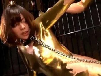 昔から根強いファンがいる金箔SEX！C-3PO並に金色になった美女と濃密パコお姉さんコスプレのアダルト動画