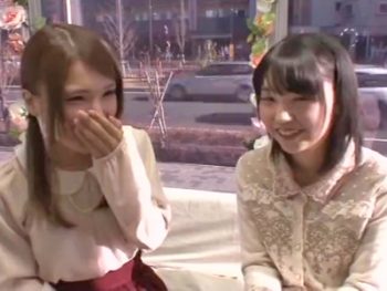 押しに弱い素人娘が友達の目の前で流されパコ素人美少女ナンパのポルノ動画