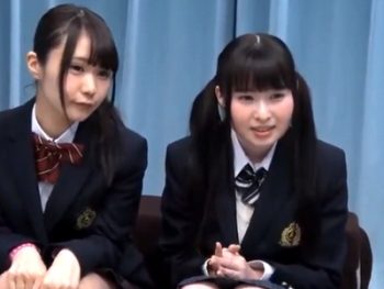 学校帰りのJK2人をナンパ！MM号で本気乱交パコ女子校生美少女ナンパ乱交の無料エロ動画