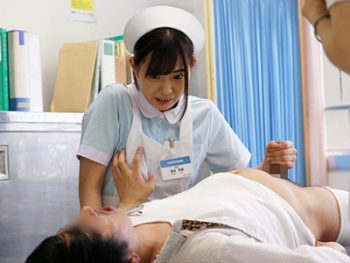 性欲処理専門セックス外来の看護学生の研修に密着美少女看護婦中出しのアダルト動画