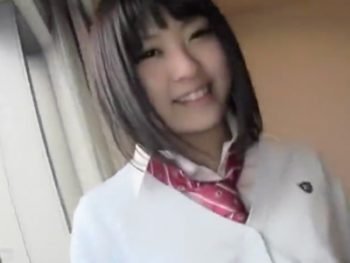 Twitterで知り合ったビッチJKとホテルで中出し性交！素人女子校生中出しハメ撮りのエロ動画