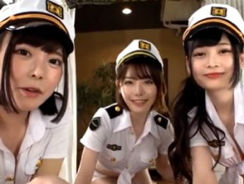 痴女3人とハーレム乱交美少女痴女中出し乱交のアダルト動画