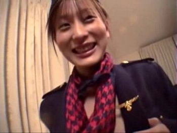 夢が叶った！ｗ スレンダーな美巨乳お姉さんにスッチーコスさせてハメ撮り巨乳お姉さんハメ撮りフェラ美竹涼子のエロ動画