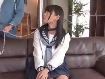首輪をつけられたドMな美少女JKが涙目になるまでハードFUCK女子校生美少女イラマチオのアダルトエロ動画