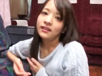 逆ナンしたおっさんが遅漏で中出しされるハメになったパイパン娘w美少女パイパン中出しのアダルト動画