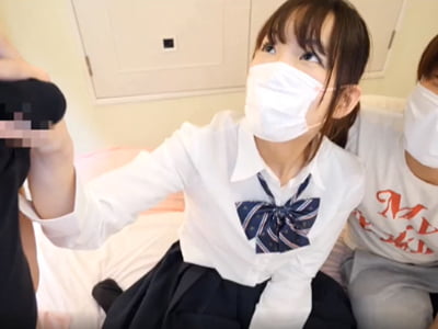 彼氏が見ている目の前で他人棒に中出しさせて興奮を感じる若いのにヤバいカップルｗ素人美少女痴...