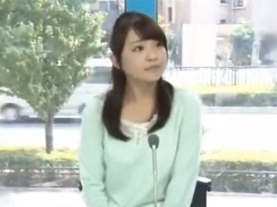 アナウンサー志望の現役JDを研修と称してハメる！あまりの気持ち良さに喘ぎ倒す素人美少女中出しの無料ポルノ動画