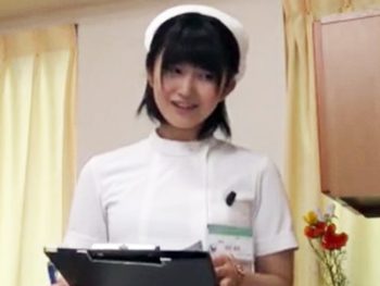 可愛い看護師の透けパンに勃起！思わずお尻を触って撫で回したらまさかの神展開にｗ美少女看護婦中出しのエロ動画