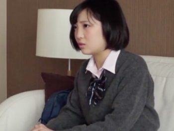 当たり屋に騙されてホテルに来ちゃったJKをレイプ巨乳素人女子校生美少女広瀬うみのエロ動画