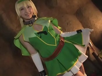 エルフ耳の可愛いコスプレ娘と中出しファック巨乳美少女コスプレ中出しのエロ動画