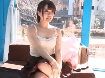 騙されてMM号に乗せられた美少女JKがハメ展開で強制イキ素人女子校生美少女ぶっかけのアダルト動画