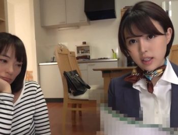 妻がいる前でも積極的に誘惑してくる保険セールスレディに痴女られてｗ巨乳お姉さん痴女OLつかさ葵のアダルト動画