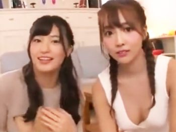 ダブル妹マンコを同時にハメる贅沢過ぎる近親3Pファック！巨乳美少女妹近親相姦3Pのアダルト動画