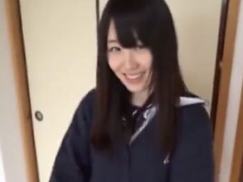 アイドルにいそうな美少女JKと子作り性交！女子校生美少女中出しハメ撮りのエロ動画