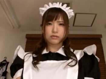 メイドコスに身を包んだ天使もえと濃厚パコ美少女コスプレ顔射天使もえのエロ動画