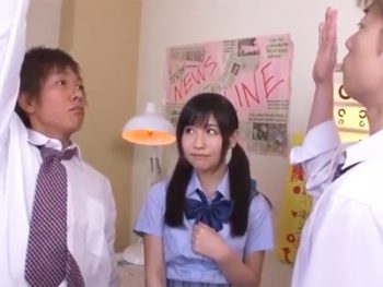 委員長がクッソエロいクラス羨ましいｗｗ女子校生美少女痴女3P桜空もものアダルトエロ動画