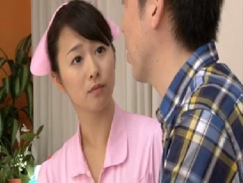 童貞君治療の為に超美人＆美巨乳ナースが優しく筆おろし！看護婦フェラ手コキ白石茉莉奈のアダル...