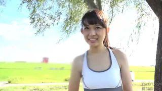 運動部女子と河川敷でランニング→終わった後はエッチなお楽しみ！素人お姉さんフェラ露出のアダ...