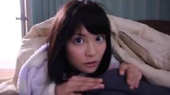 朝立ちしたチンポをねっとりフェラで優しく抜いてくれる痴女な妹！巨乳美少女顔射松岡ちなのアダルト動画