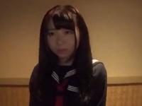 貧乳JKをホテルに連れ込み容赦なくハメた一部始終！素人女子校生顔射のアダルト動画